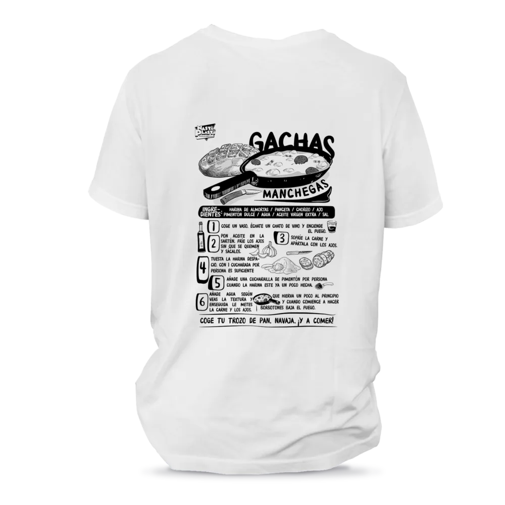 Camiseta Unisex Receta Gachas Manchegas