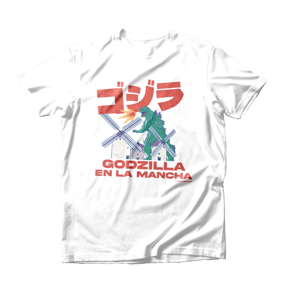 Camiseta Unisex Godzilla en La Mancha